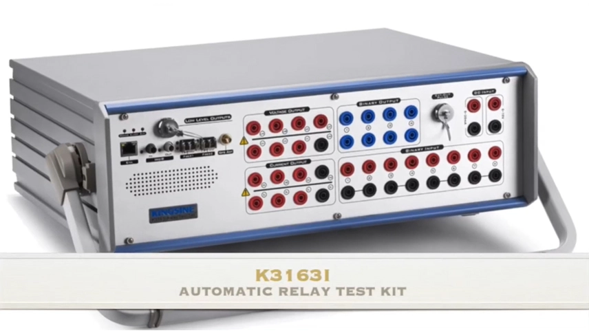 K3163i Test Harmonische Funktion & IEC61850 Abtast wert Signal