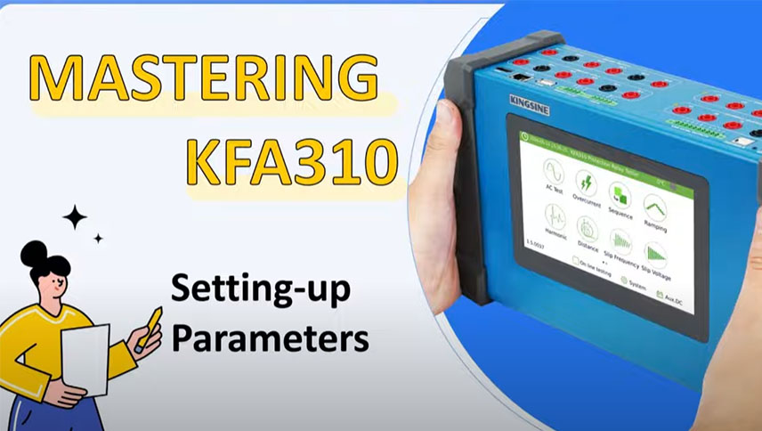 KFA310 beherrschen: Setting-up-Parameter