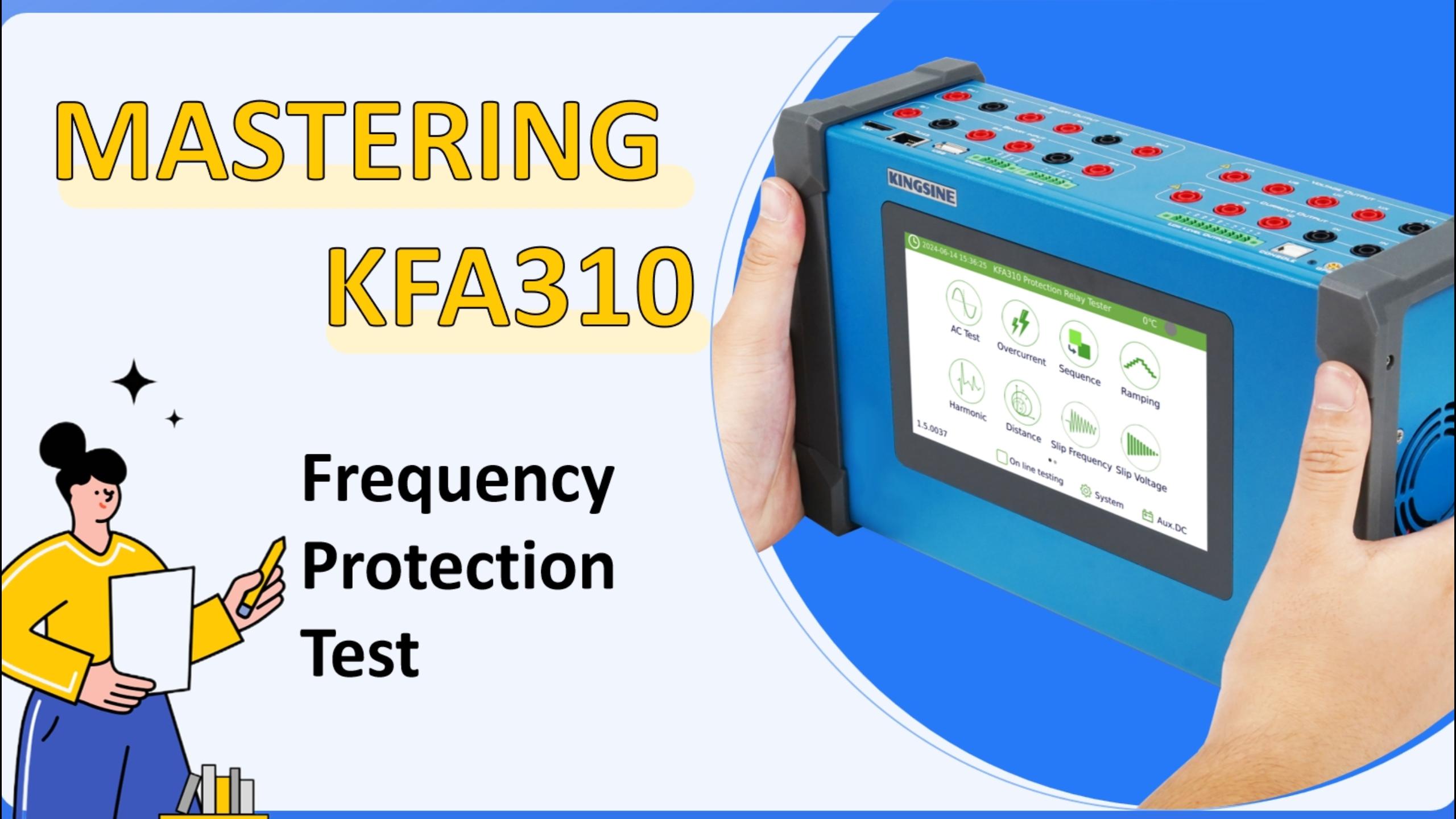 KFA310 beherrschen: Frequenz test